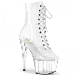 Pleaser Adore-1020C Women's Heels Boots Clear | NZ EWITLH