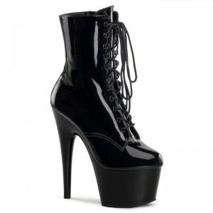 Pleaser Adore-1020 Women's Heels Boots Black | NZ RSFYLV