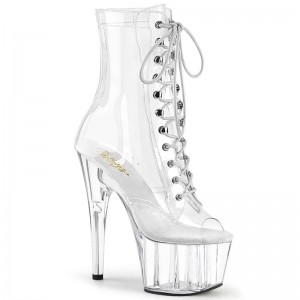 Pleaser Adore-1021C Women's Heels Boots Clear | NZ HVXRIF