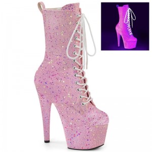 Pleaser Adore-1040-IG Women's Heels Boots Pink | NZ IRKFYZ