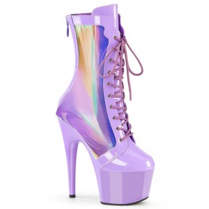 Pleaser Adore-1047 Women's Heels Boots Purple | NZ VASURE