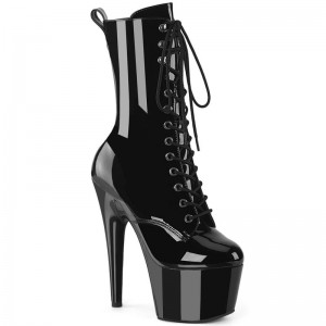 Pleaser Adore-1049WR Women's Heels Boots Black | NZ KFVZAG