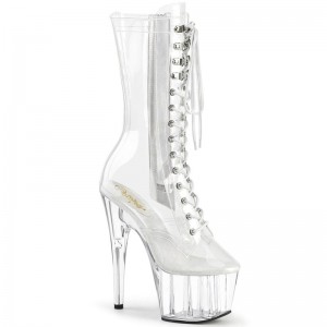 Pleaser Adore-1050C Women's Heels Boots Clear | NZ PORAZF