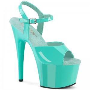 Pleaser Adore-709 Women's Platform Heels Sandals Light Turquoise | NZ GUORIH