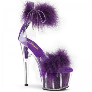 Pleaser Adore-724F Women's Platform Heels Sandals Purple | NZ URFMTZ