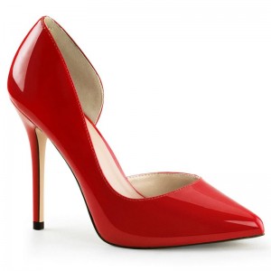 Pleaser Amuse-22 Women's Pumps Red | NZ UAQDXZ