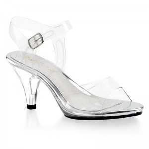 Pleaser Belle-308 Women's Heels Sandals Clear | NZ IGDHVK