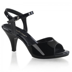 Pleaser Belle-309 Women's Heels Sandals Black | NZ EPNHAB