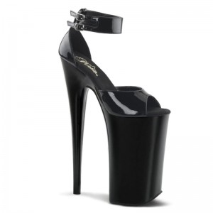 Pleaser Beyond-089 Women's Platform Heels Sandals Black | NZ LBGPEK