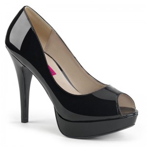 Pleaser Chloe-01 Women's Pumps Black | NZ FAMLYG