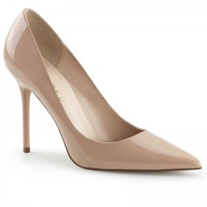 Pleaser Classique-20 Women's Pumps Beige | NZ VPWMGF