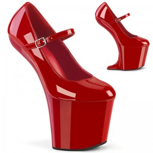 Pleaser Craze-880 Women's Pumps Red | NZ TKSJNL