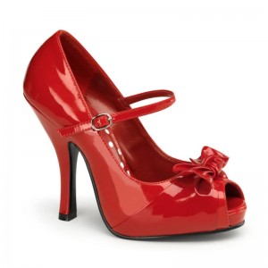 Pleaser Cutiepie-08 Women's Pumps Red | NZ RSPIOK