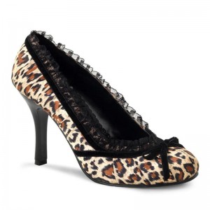 Pleaser Dainty-420 Women's Pumps Brown | NZ XYESWH