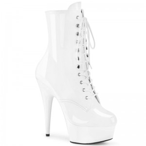 Pleaser Delight-1020 Women's Heels Boots White | NZ XUDMHO