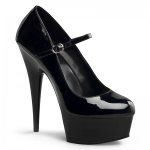 Pleaser Delight-687 Women's Pumps Black | NZ GRUZMI