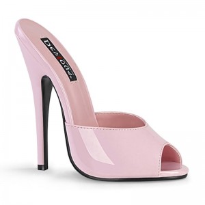 Pleaser Domina-101 Women's Mules Pink | NZ ZTMIYR