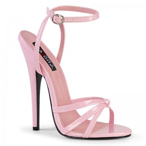 Pleaser Domina-108 Women's Heels Sandals Pink | NZ CGIYAQ