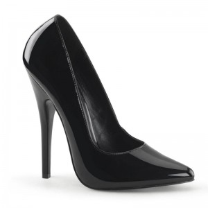 Pleaser Domina-420 Women's Pumps Black | NZ TRKPBD