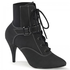 Pleaser Dream-1022 Vegan Leather Women's Heels Boots Black | NZ GJMRLC