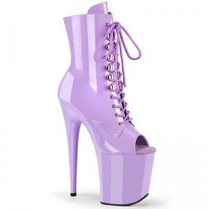 Pleaser Flamingo-1021 Women's Heels Boots Purple | NZ VTWGPO