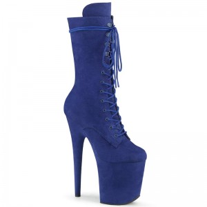 Pleaser Flamingo-1050FS Women's Heels Boots Blue | NZ TUGDOB