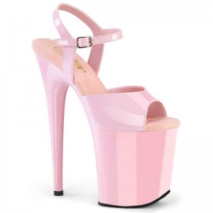 Pleaser Flamingo-809 Women's Platform Heels Sandals Pink | NZ UTNLDF