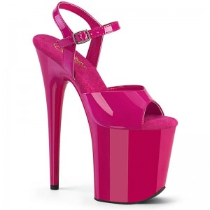 Pleaser Flamingo-809 Women's Platform Heels Sandals Pink | NZ MTGXPJ