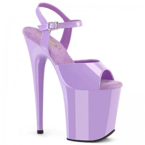 Pleaser Flamingo-809 Women's Platform Heels Sandals Lavender | NZ NDQYHM