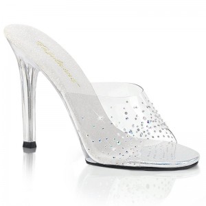 Pleaser Gala-01SD Women's Slides Clear | NZ CSEYDJ