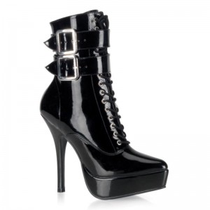 Pleaser Indulge-1026 Women's Heels Boots Black | NZ ONMRAS