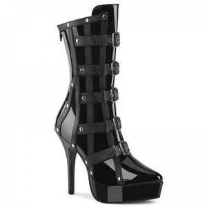 Pleaser Indulge-1038 Women's Heels Boots Black | NZ FRHJAU