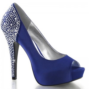 Pleaser Lolita-08 Women's Pumps Blue | NZ EYFMJC