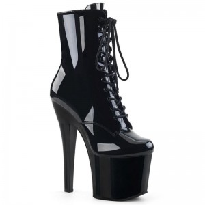 Pleaser Radiant-1020 Women's Heels Boots Black | NZ XSJWUM