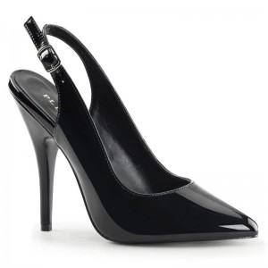 Pleaser Seduce-317 Women's Pumps Black | NZ WUKOMA