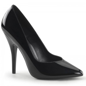 Pleaser Seduce-420V Women's Pumps Black | NZ MHNQJP