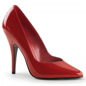 Pleaser Seduce-420V Women's Pumps Red | NZ XSIFYD