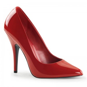 Pleaser Seduce-420 Women's Pumps Red | NZ GSKYHL