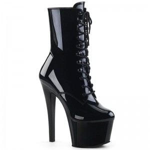 Pleaser Sky-1020 Women's Heels Boots Black | NZ SPRUNT