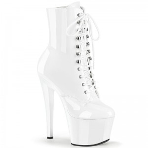 Pleaser Sky-1020 Women's Heels Boots White | NZ AWRVDY