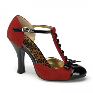 Pleaser Smitten-10 Women's Pumps Red | NZ OUKRFI