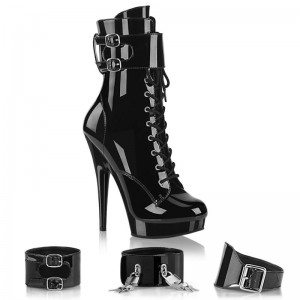 Pleaser Sultry-1023 Women's Heels Boots Black | NZ OWXKZT