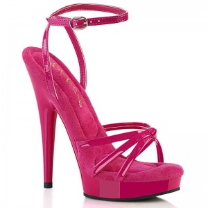 Pleaser Sultry-638 Women's Platform Heels Sandals Pink | NZ HWJLEX