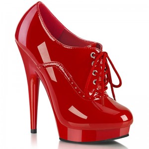 Pleaser Sultry-660 Women's Heels Boots Red | NZ MGQCNH