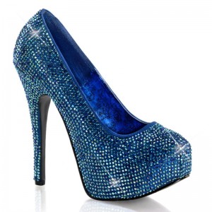 Pleaser Teeze-06R Women's Pumps Blue | NZ PDLQJT