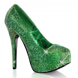 Pleaser Teeze-06R Women's Pumps Green | NZ VJSLCO