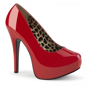 Pleaser Teeze-06W Women's Pumps Red | NZ XIOCGR