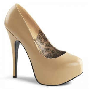 Pleaser Teeze-06 Women's Pumps Brown | NZ CSMNUF