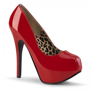 Pleaser Teeze-06 Women's Pumps Red | NZ RIPONL