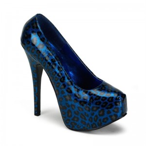 Pleaser Teeze-37 Women's Pumps Blue | NZ BJDXGK